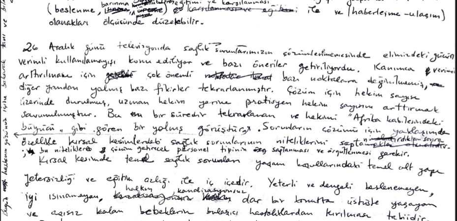 Kırsal Bölgede Sağlık Gücümüz